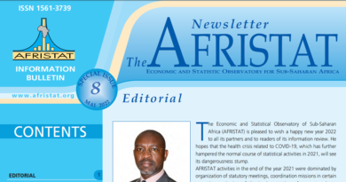 The Afristat Newsletter – Special issue N°8