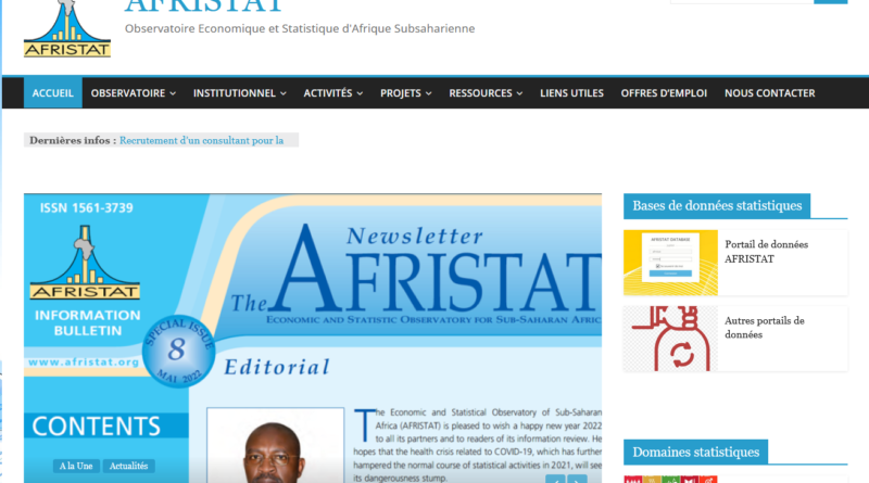 Le Site Web d’AFRISTAT fait peau neuve !