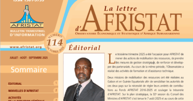 Parution de La Lettre d’AFRISTAT n°114